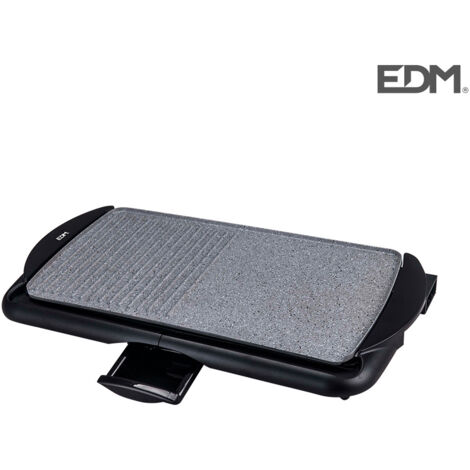 Elektrische Plancha edm 07667 Schwarz Grau 2000W