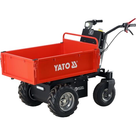 Elektrische Schubkarre 1000W, 500kg Tragkraft, Akku 48V