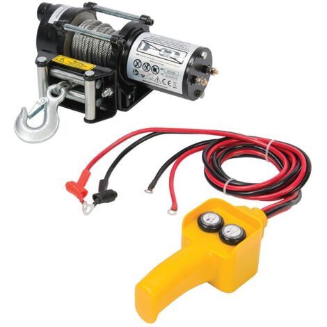 Elektrische Seilwinde, 12 V 900 kg