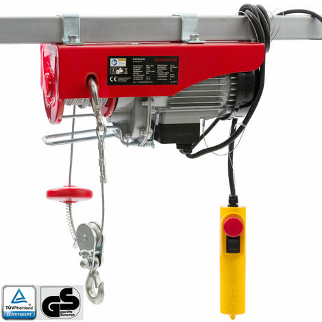 Elektrische Seilwinde (verschiedene Stärken: 200, 400, 600, 800, 1000 kg) Motorwinde Seilhebezug Seilzug