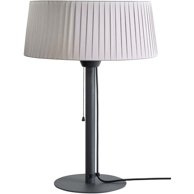 Beliani - Elektrische Terrassenheizung Halogen Grau Stahl Tragbar Modern 1500 W Garten Terrassen Outdoor Zubehör