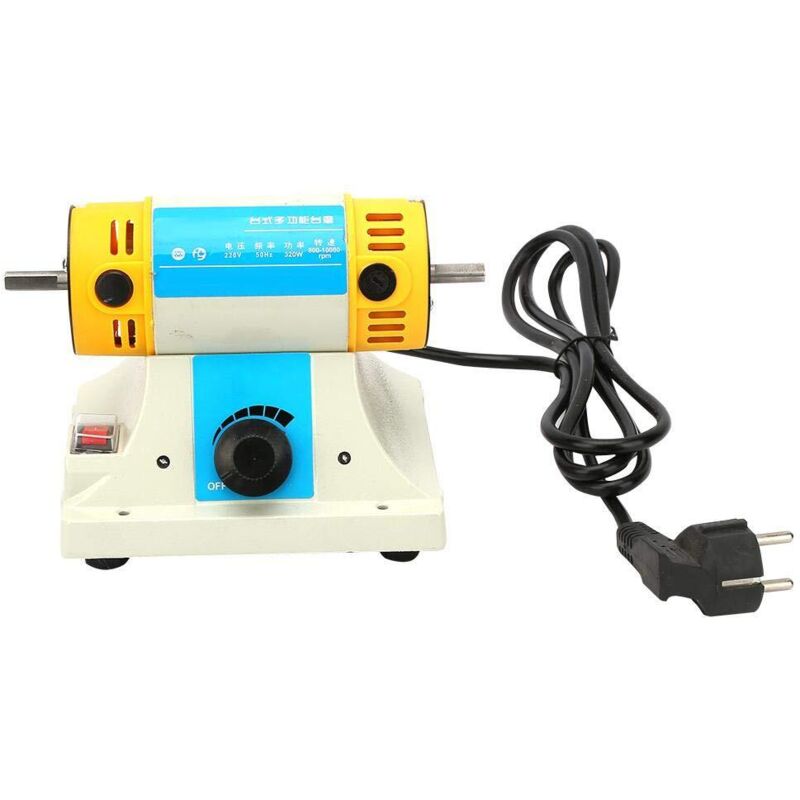 Image of Elektrische Tisch-Holzpoliermaschine, Schneid- und Graviermeißel-Schnitzwerkzeug (220 V)