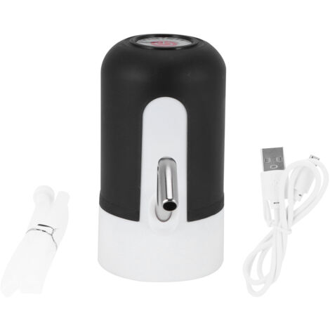 Elektrische USB-Wasserpumpe für Flaschen, praktischer Wasserspender für Büro und Zuhause, Schwarz