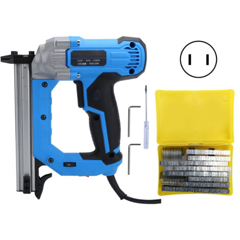 Elektrischer 2,3-kW-Nagler für Holz, 220-V-Geradtacker mit CN-Stecker, professionelles Holzbearbeitungswerkzeug