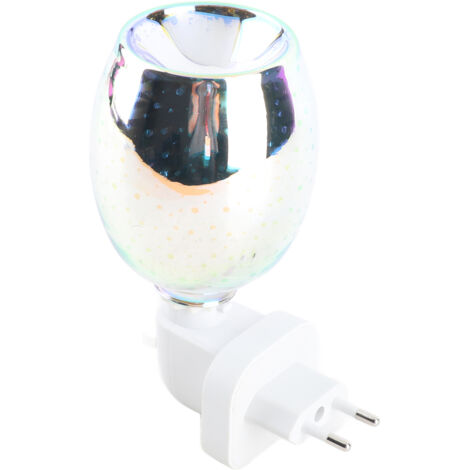 Elektrischer 3D-Duftlampen-Stecker – Aromatische LED-Dekorationsfunktion – Rauchfrei, BPA-frei, Glasoptik – Ideal für Zuhause, Büro und Hotel – EU-Stecker 220 V