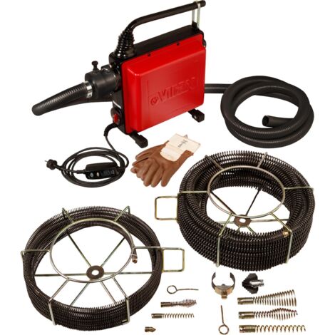 Elektrischer Abflussreiniger VAL 96QC VIRAX + 16/22 mm Abschnitte - 293130