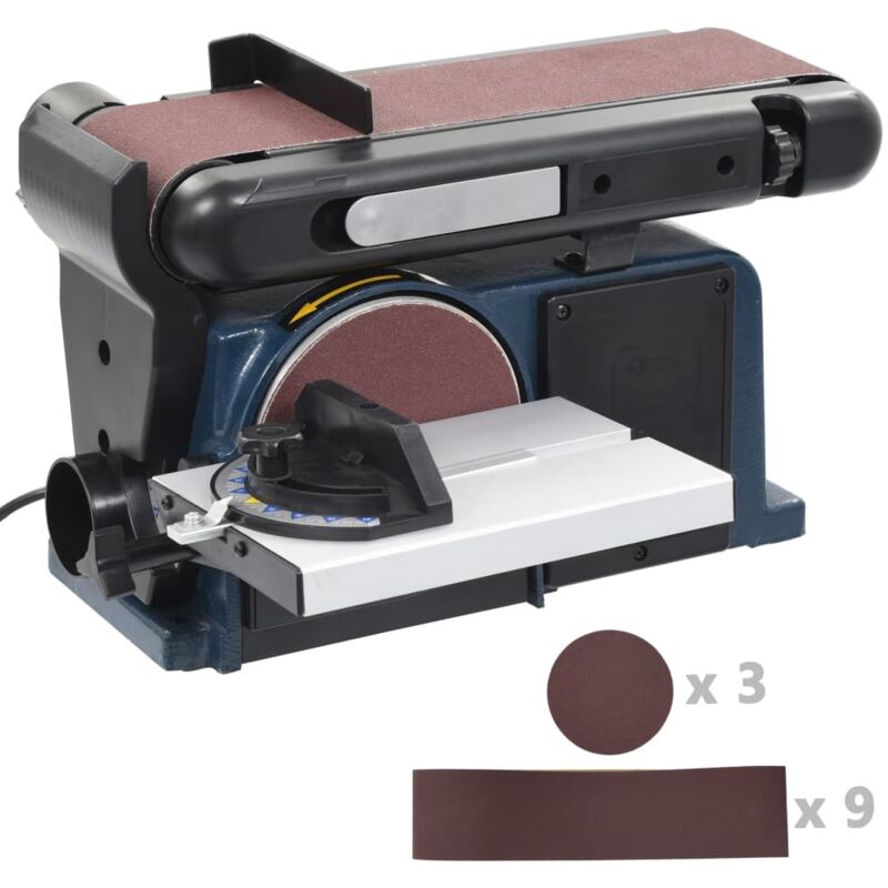 Vidaxl - Elektrische Teller- und Bandschleifmaschine 370 w 150 mm