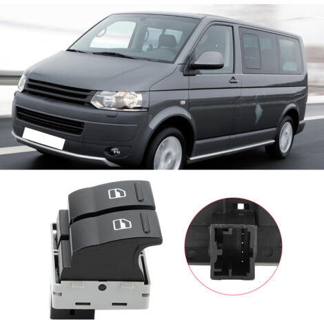 Elektrischer Fensterheberschalter Fahrerseite 7E0959855A für Volkswagen Transporter T5/T6