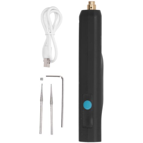 Elektrischer Gravierstift, 5-Gang-Akkugravierstift mit 7.000 bis 28.000 U/min, USB-wiederaufladbarer Stift für Holz, Glas, Metall, Kunststoff, Schmuck, Modell: XYF.