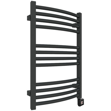 Elektrischer heizkörper Schwarz HxL 900mmx600mm - 400 Watt - LEN900/600E8N