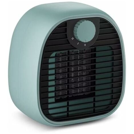 Elektrischer Heizlüfter, 650/1000 W, Überhitzungs- und Kippschutz, 2 Heizstufen, für Bad, Zuhause, Büro, sicher und leise
