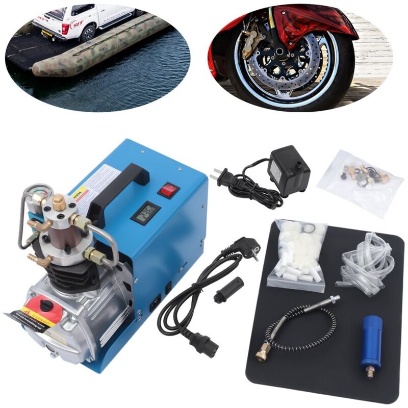 Image of Elektrischer Hochdruckluftkompressor 300 bar Luftpumpe Hochdruckluftpumpe 30 MPa