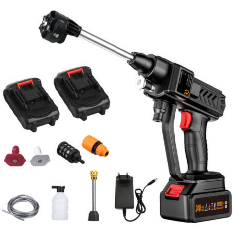 Elektrischer Hochdruckreiniger, 60 bar, 300 W – Maximale Fördermenge 10 l/min – Bürstenloser Motor – Autowäsche und Gartenbewässerung