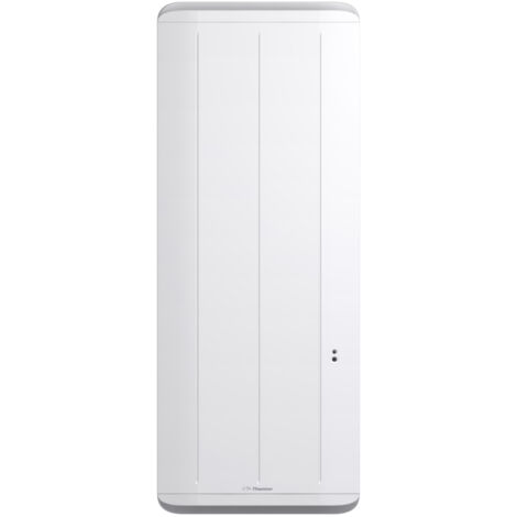 Elektrischer Infrarotheizkörper Connected Équateur 3 Vertikal Weiß H.1124 mm x B.468 mm - 1000W