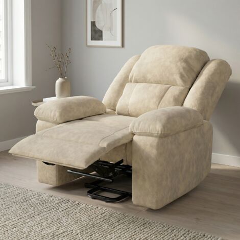 Elektrischer Massagesessel mit Aufstehhilfe, Relaxsessel, 102x93x106cm, Fernsehsessel mit 8-Punkt-Massage und Heizfunktion, Schmutzabweisendes Tech-Gewebe, Modern, Braun