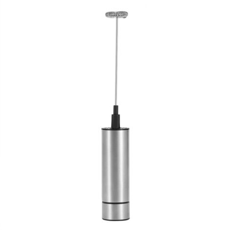 Elektrischer Milchaufschäumer aus Edelstahl, schneller Handmixer für Getränke