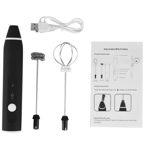 Elektrischer Milchaufschäumer, automatischer Mixer, 3-stufiger USB-Mixer für Kaffee und Getränke