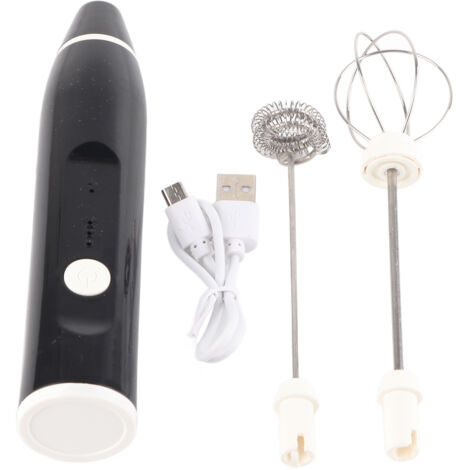 Elektrischer Milchaufschäumer mit USB-Anschluss, Handmixer für Kaffee und Eier