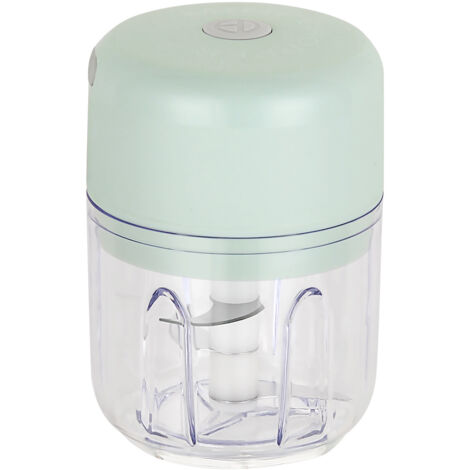 Elektrischer Mini-Zerkleinerer, für Knoblauch, Püree, Zwiebeln, Kräuter, Gemüse, Ingwer, Obstmixer (250 ml)