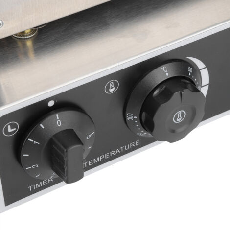Elektrischer Muffin-Maker mit Antihaftbeschichtung (950 W), Schnellheizfunktion, 25 Mulden, Waffel- und Pfannkuchenfunktion, Küchengerät, 220 V (UK-Stecker), Edelstahl, 33 x 32,2 x 17 cm