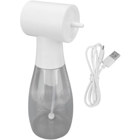 Elektrischer Schaumseifenspender (650 ml) für Flüssigseife – wasserfest, USB-aufladbar, für Bad und Küche – ABS-Material, weiß