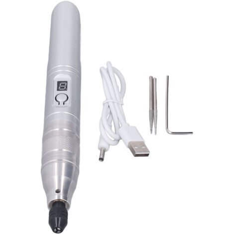 Elektrischer Schleifstift, Elektrischer Schleifstift 3500-13000 U/min 3,7 V Mikrogravierer Gravur-DIY-Werkzeugset für Graviermaschinen und -werkzeuge.