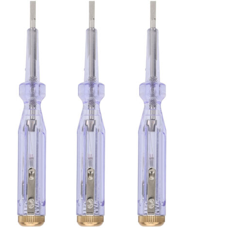 Elektrischer Spannungsprüfer in Stiftform – 3er-Pack, Wechselstromprüfer 100–250 V, Sicherheitswerkzeug