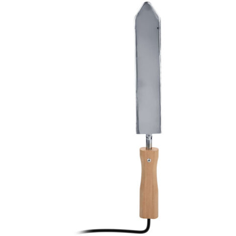 Elektrischer Thermo-Cut Honigschleuderer – Elektrisches Honigschleudermesser, beheizte Klinge (140–160 °C), Holzgriff, 25 cm Länge, Imker-Schleuderset