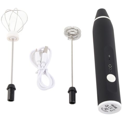 Elektrischer USB-Milchaufschäumer, Kaffeeaufschäumer, tragbarer Mini-Mixer für Milch und Getränke