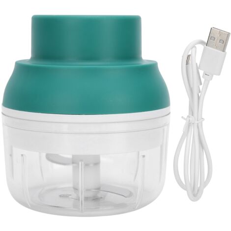 Elektrischer USB-Zerkleinerer für Obst und Gemüse, Knoblauch- und Zwiebelmühle, 100-ml-Küchenmixer