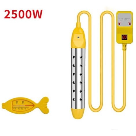 Elektrischer Wasserkocher 2500W (3,7 x 25 cm), tragbarer Mini-Reisewasserkocher, multifunktionales Heizelement, ideal zum Erhitzen von Trink- und Badewasser, 220V, digitale Temperaturanzeige.