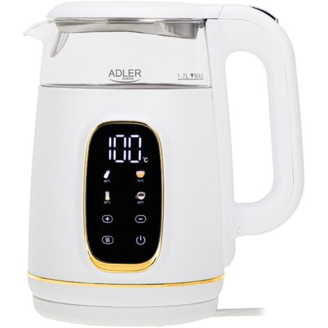 Elektrischer Wasserkocher Adler AD 1305 transparent 2200 watt