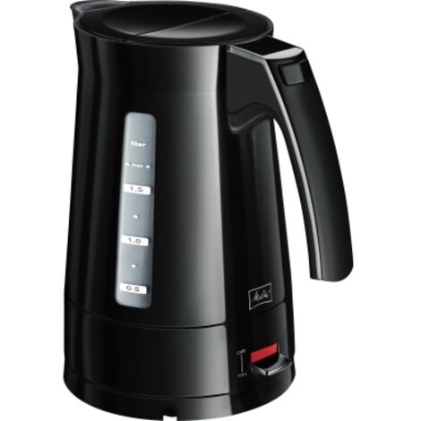 Elektrischer Wasserkocher melitta Enjoy Aqua schwarz 1 7 Liter 2400 Watt