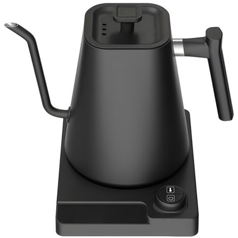 Elektrischer Wasserkocher mit 1200 W Leistung und 1-24-Stunden-Timer für handgebrühten Kaffee, Schwanenhalsdesign für Zuhause, Büro und Hotel