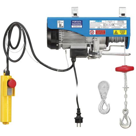 Elektrischer Windenzug 200 / 400 kg Fervi 0602