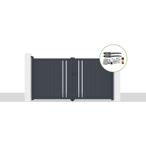 Elektrisches Flügeltor 3x1,6m GIONA + TANKER B700 Motorisierung