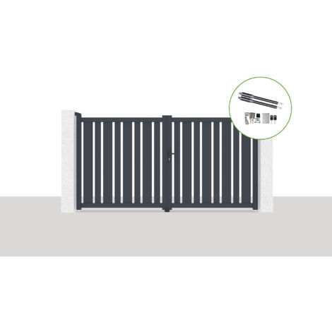 Elektrisches Flügeltor 3x1,6m VEYMONT + Motorisierung RANGER B150