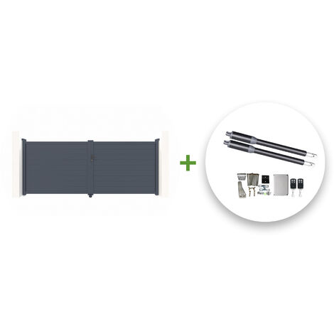 Elektrisches Flügeltor 4 m EIGER 400 x 160 cm + Motorisierung RANGER B150