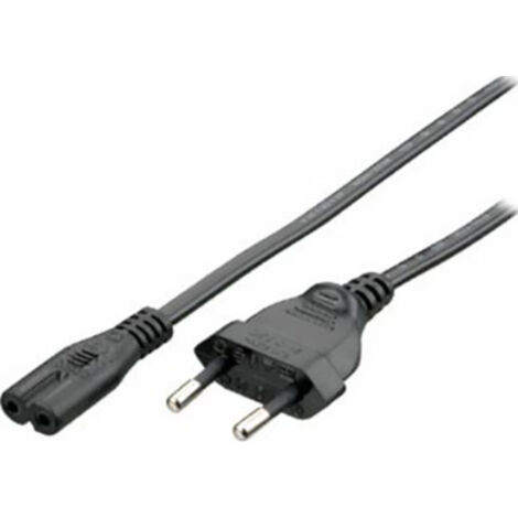 Elektrisches Kabel Equip C7 zu CEE7 16 schwarz 1.8 Meter