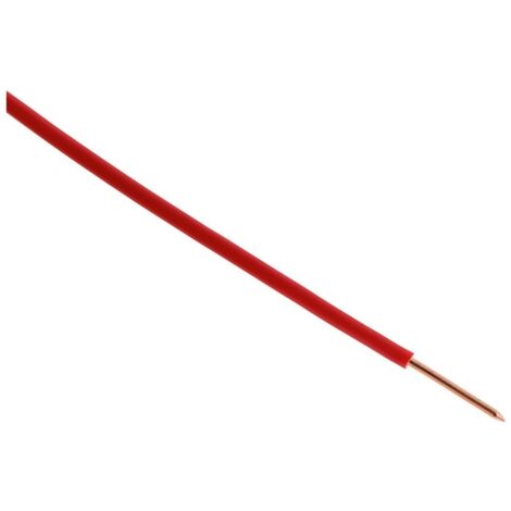 Elektrisches Kabel HO7V-U 1,5 mm2 rot 10 m