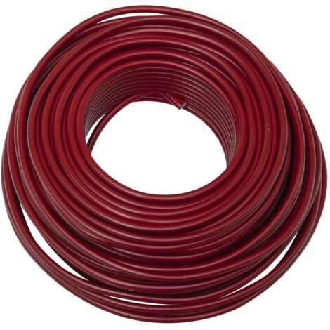 Elektrisches Kabel HO7V-U 2,5mm2 Rot - 25m