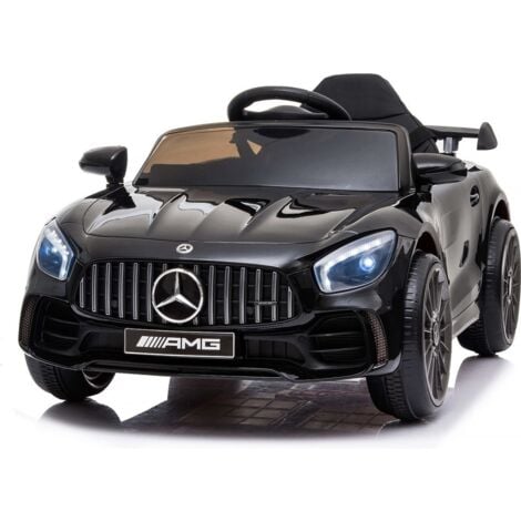Elektrisches Kinderauto - Mercedes GTR AMG - 2x25W - schwarz