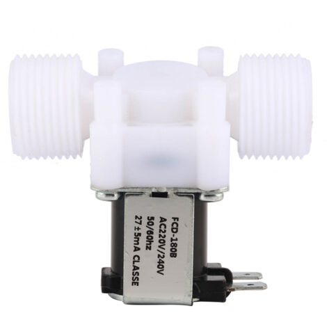 Elektrisches Kunststoff-Magnetventil - G3/4 NC, normalerweise geschlossen, für Wassereinlass (AC220-240V)