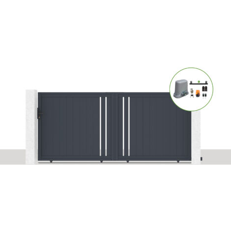 Elektrisches Schiebetor 3,5x1,6m GIONA + TANKER C600 Motorisierung