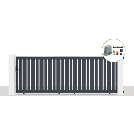 Elektrisches Schiebetor 4x1,4m VEYMONT + TANKER C600 Motorisierung
