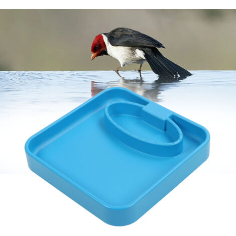 【Elektrisches Vogelbad】75-W-Abtauvorrichtung, Terrassenmontage, 9,9 cm Klemmhöhe, wartungsarm, winterfest