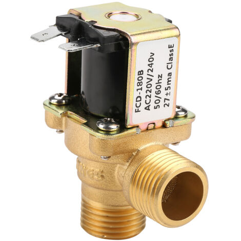 Elektrisches Wasserventil, hochwertiges Magnetventil für Versorgungsanwendungen, Rohrleitungseinlass.