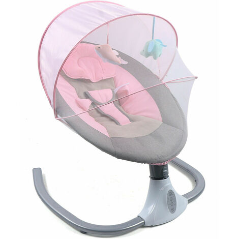 Little World Babywippe Schwarz Rosa Pink Baby Schaukel Wippe Schaukelsitz 
