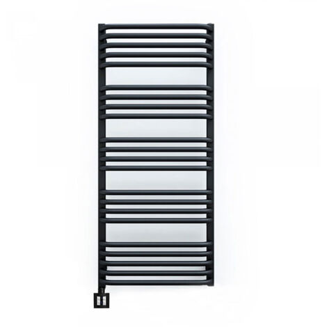 Elektro-Badheizkörper programmierbar schwarz - HxB : 54x600 mm - 400 Watt - ALE540/600E8NP