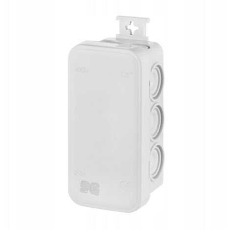 Elektro-Plast  Boîte hermétique E10 - 45 x 90 x 39 mm - Gris - IP55 - Résistante aux intempéries